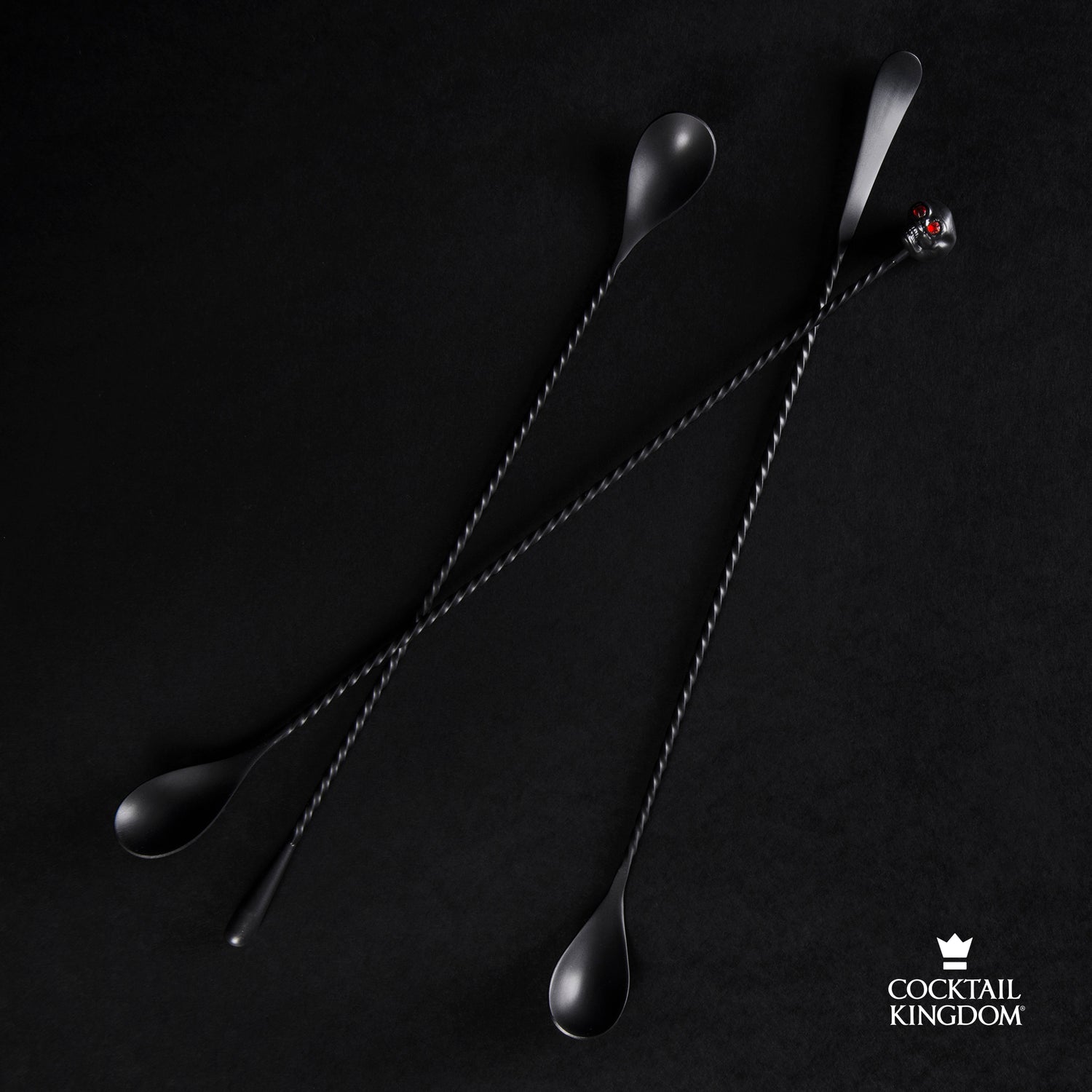 Teardrop Barspoon - Matte Black / 30cm