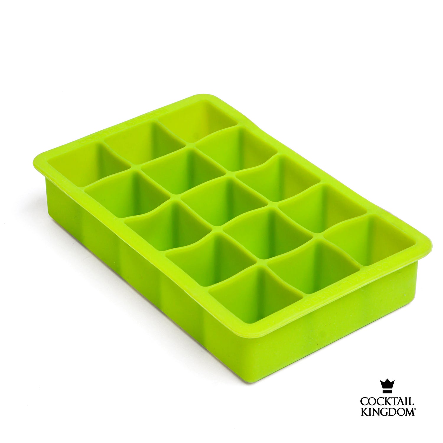 1.25in Square Ice Cube Tray - Green