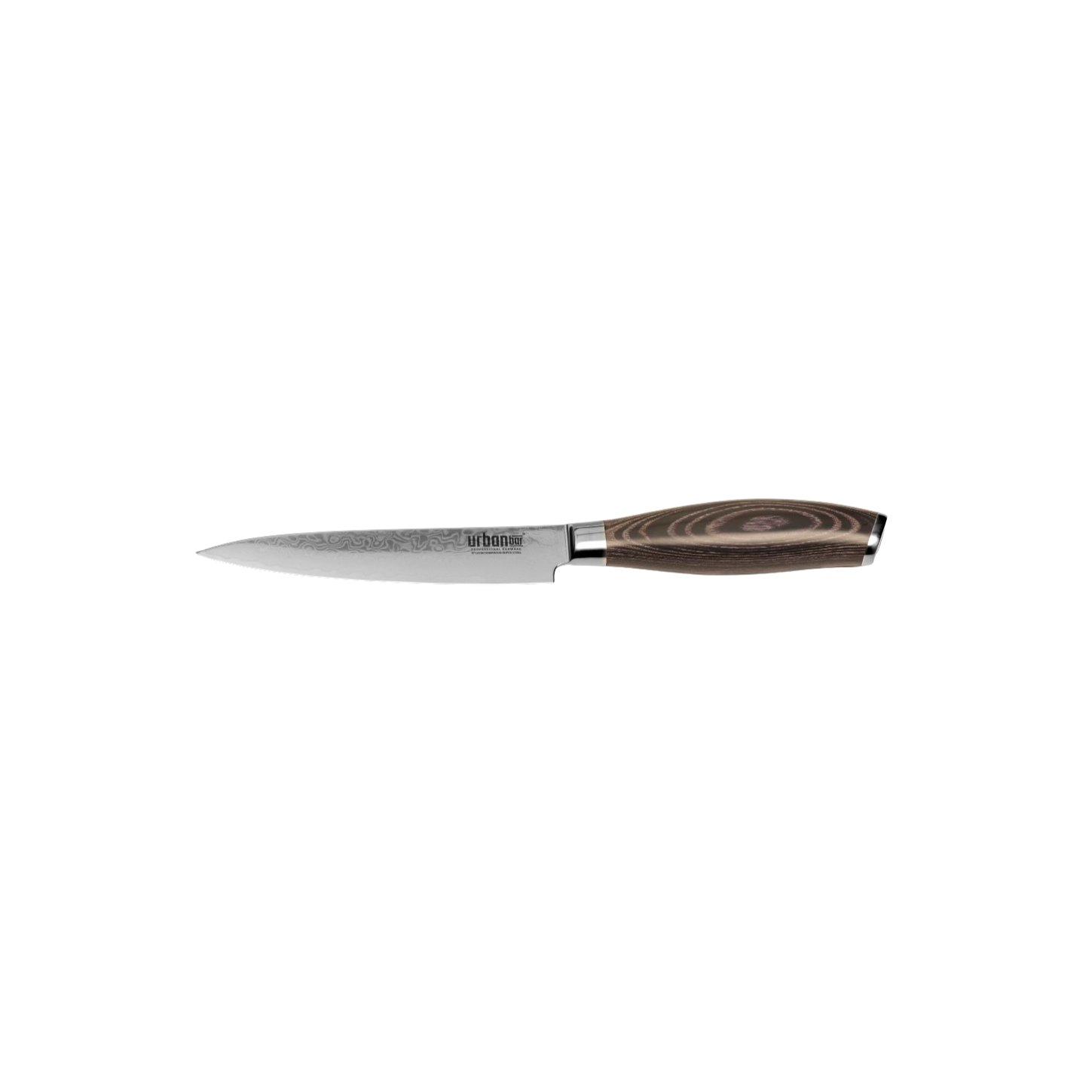 Damascus Steel Bar Knife 14.5cm