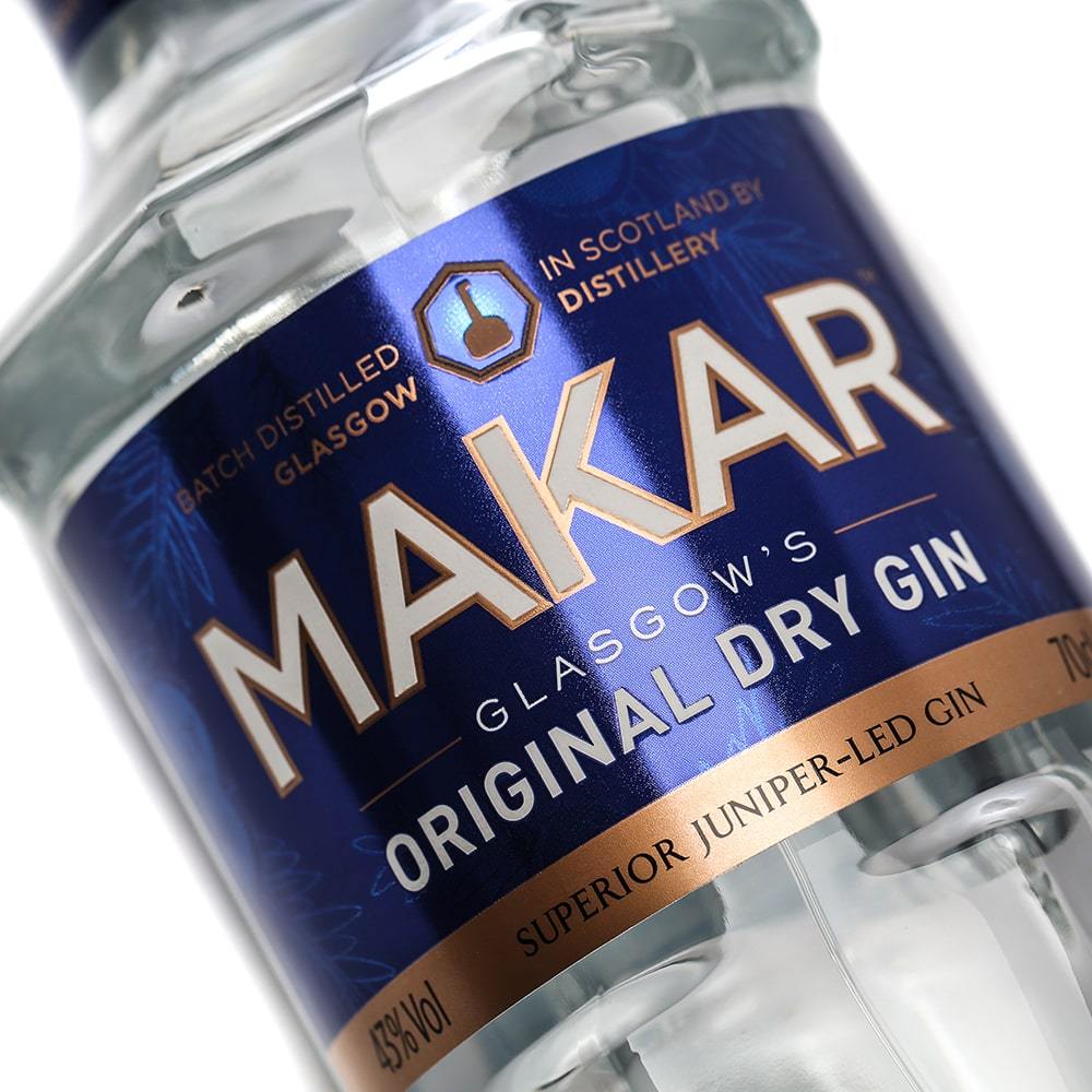 Makar Glasgows Original Dry Gin - 70cl