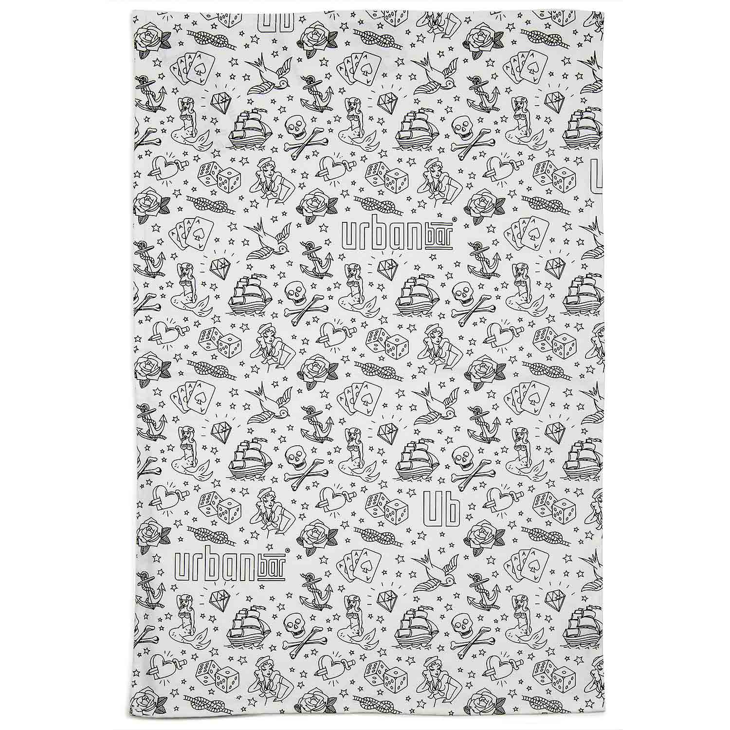 Tattoo Cotton Tea Towel