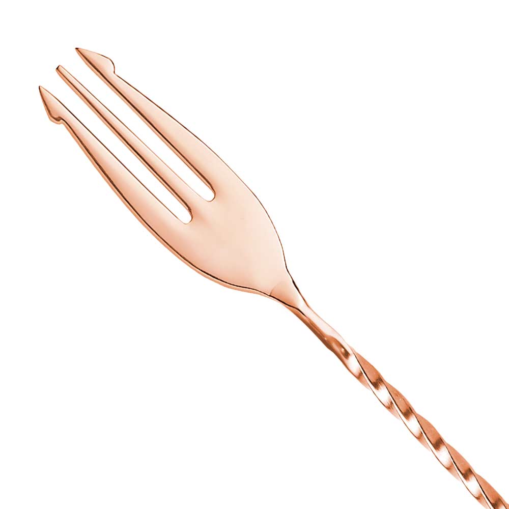 Copper Trident Bar Spoon 30cm