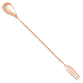 Copper Trident Bar Spoon 30cm