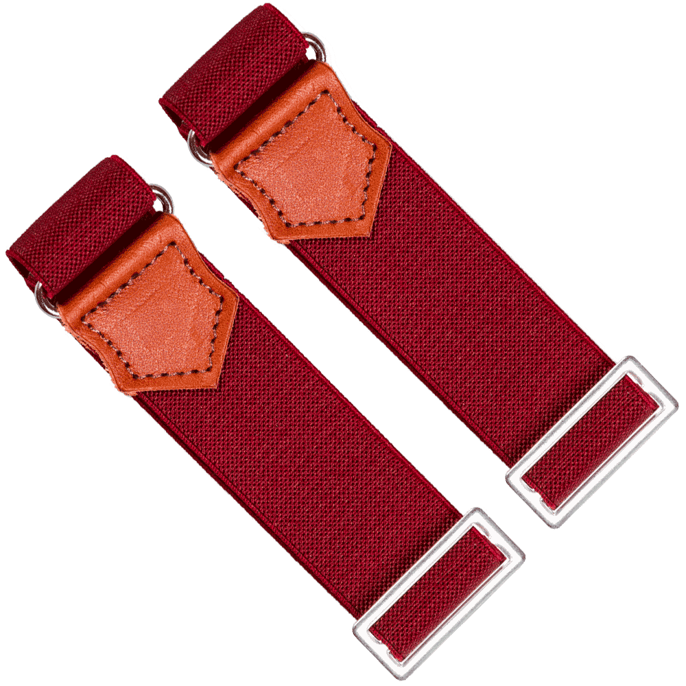 Bartender Sleeve Garters Burgundy