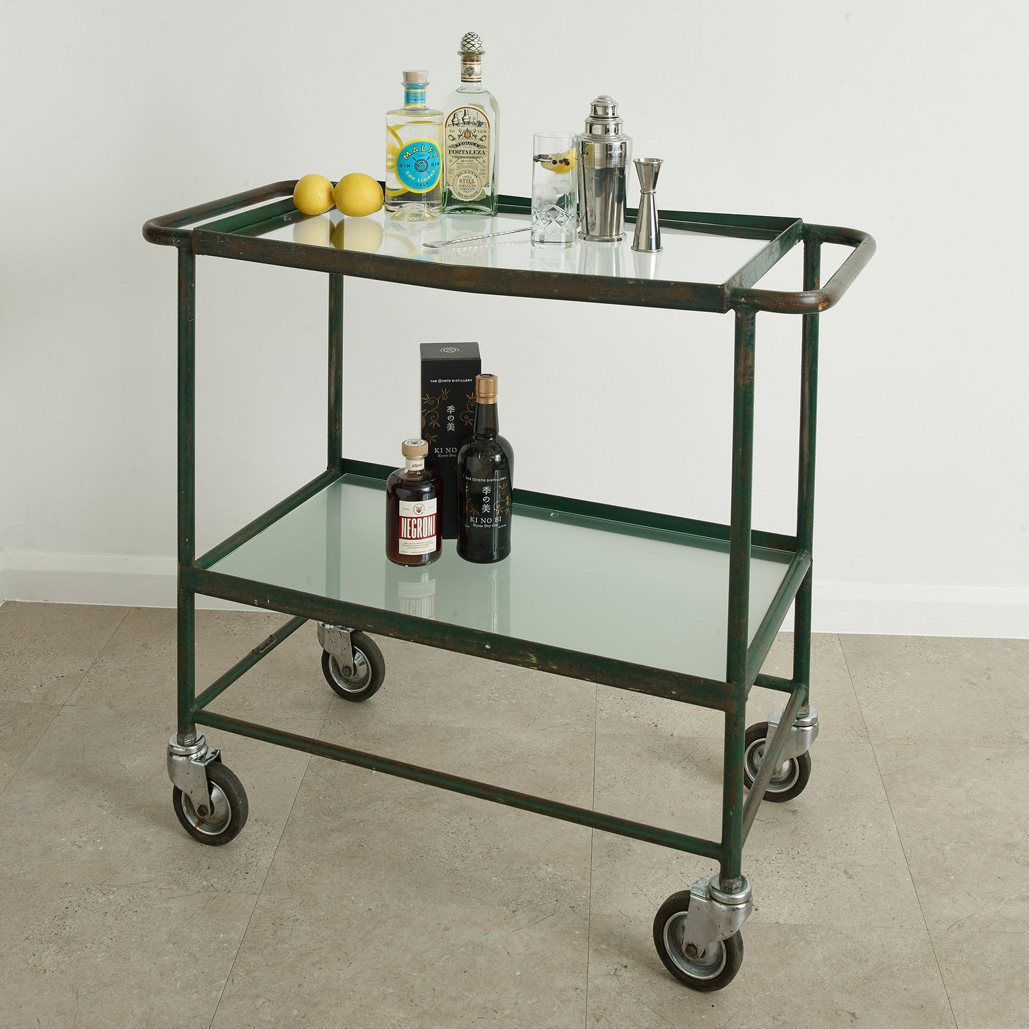 Geest Industrial Trolley  1950's- Green